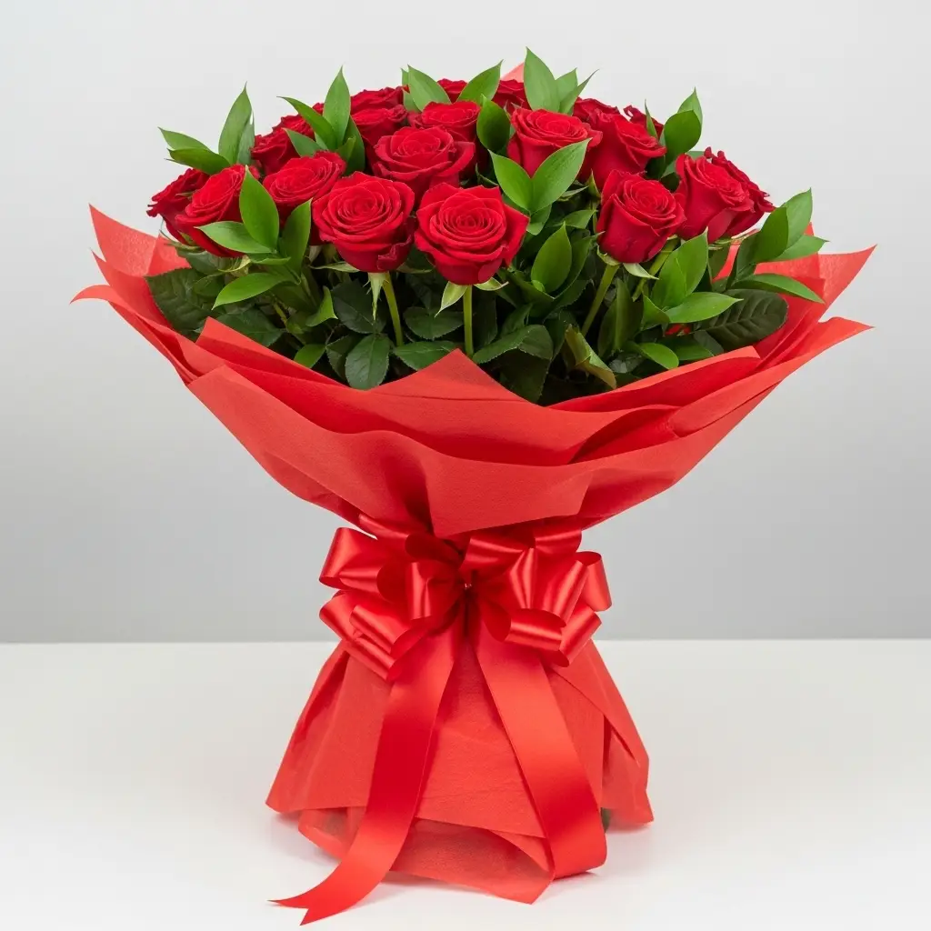 Deep Red Hearty Arrangements