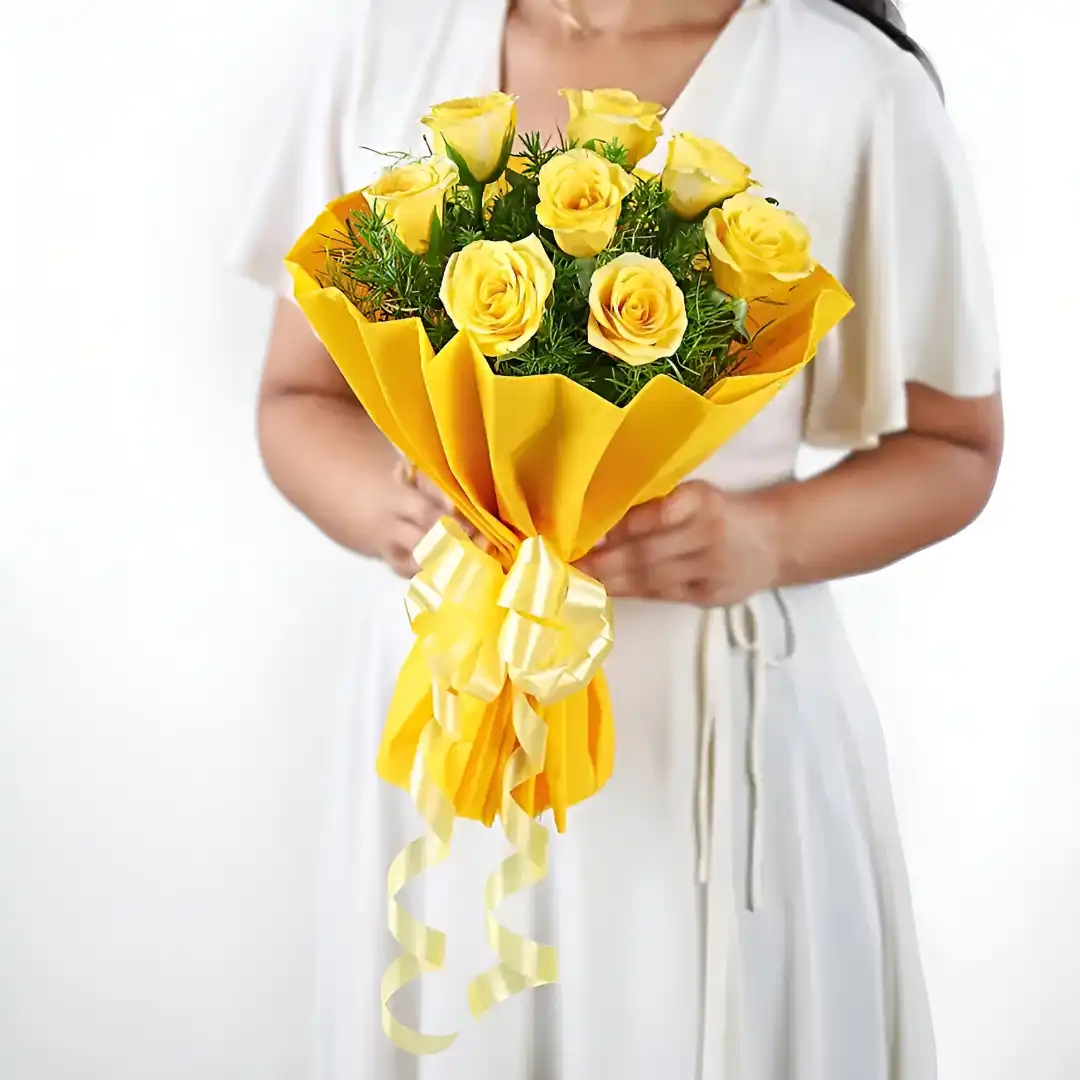 Yellow Rose Bouquet Delivery in Surat