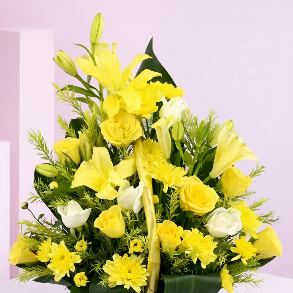 Fragrant Yellow Floral Arrangements
