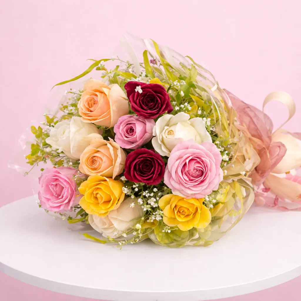 Sweet Shy Rose Bouquet