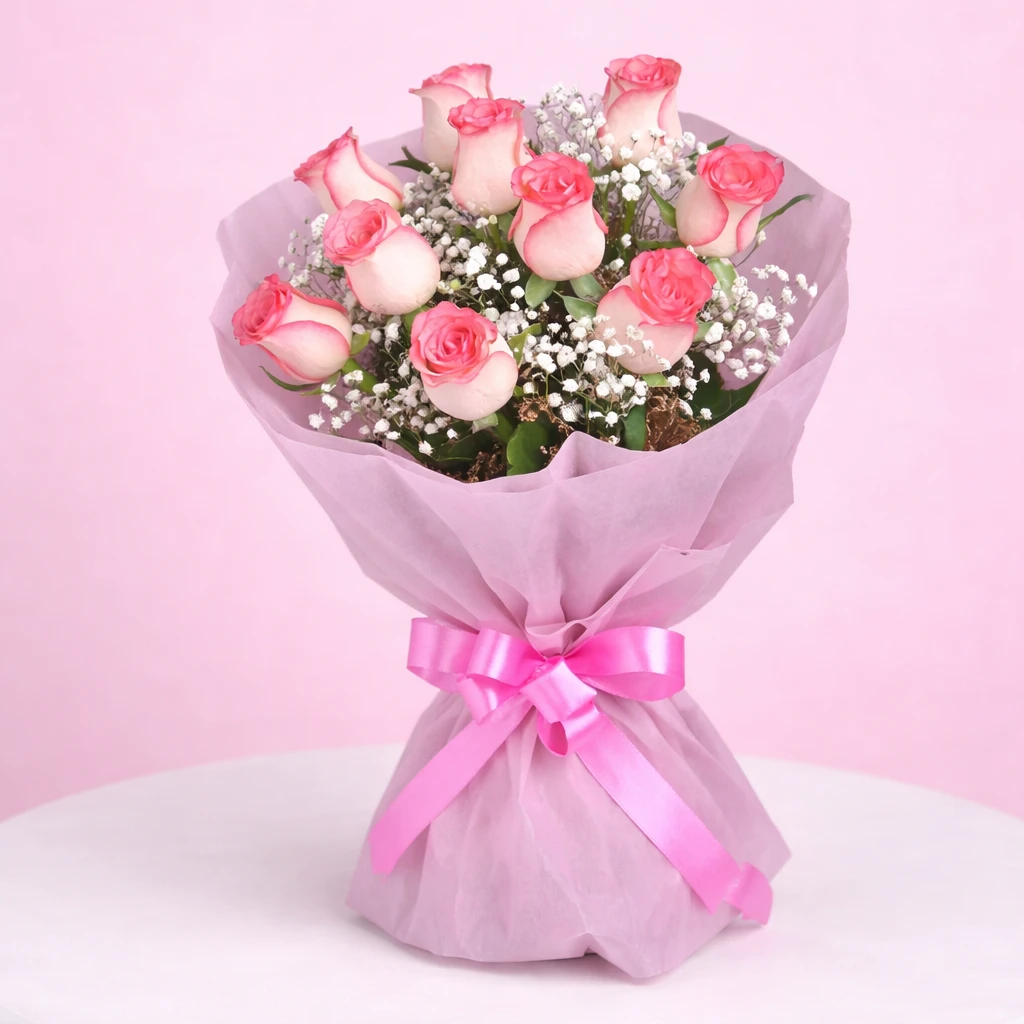 Love Roses and Cake Combo