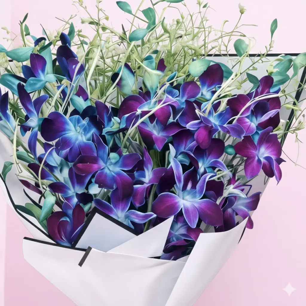 Blue Orchid Bouquet