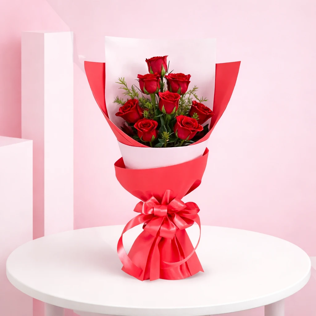 Exotic Red Rose Bouquet