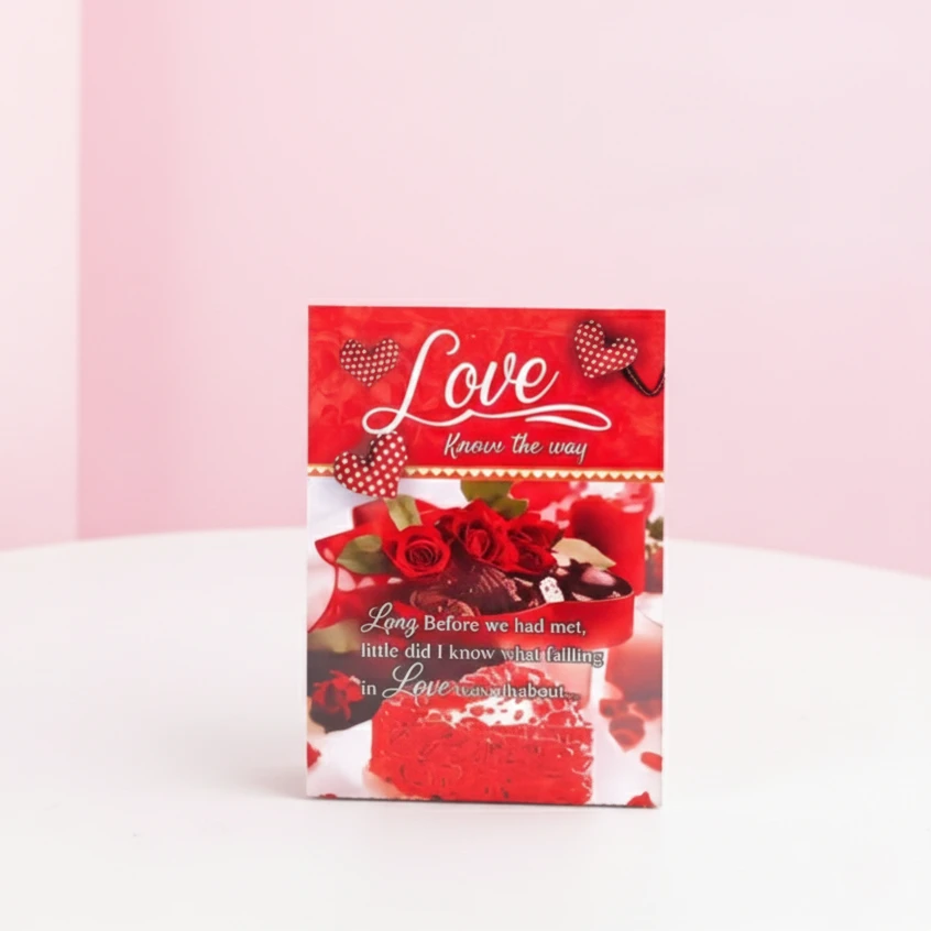 Love Carnation Floral Bouquet & Card — photo 2