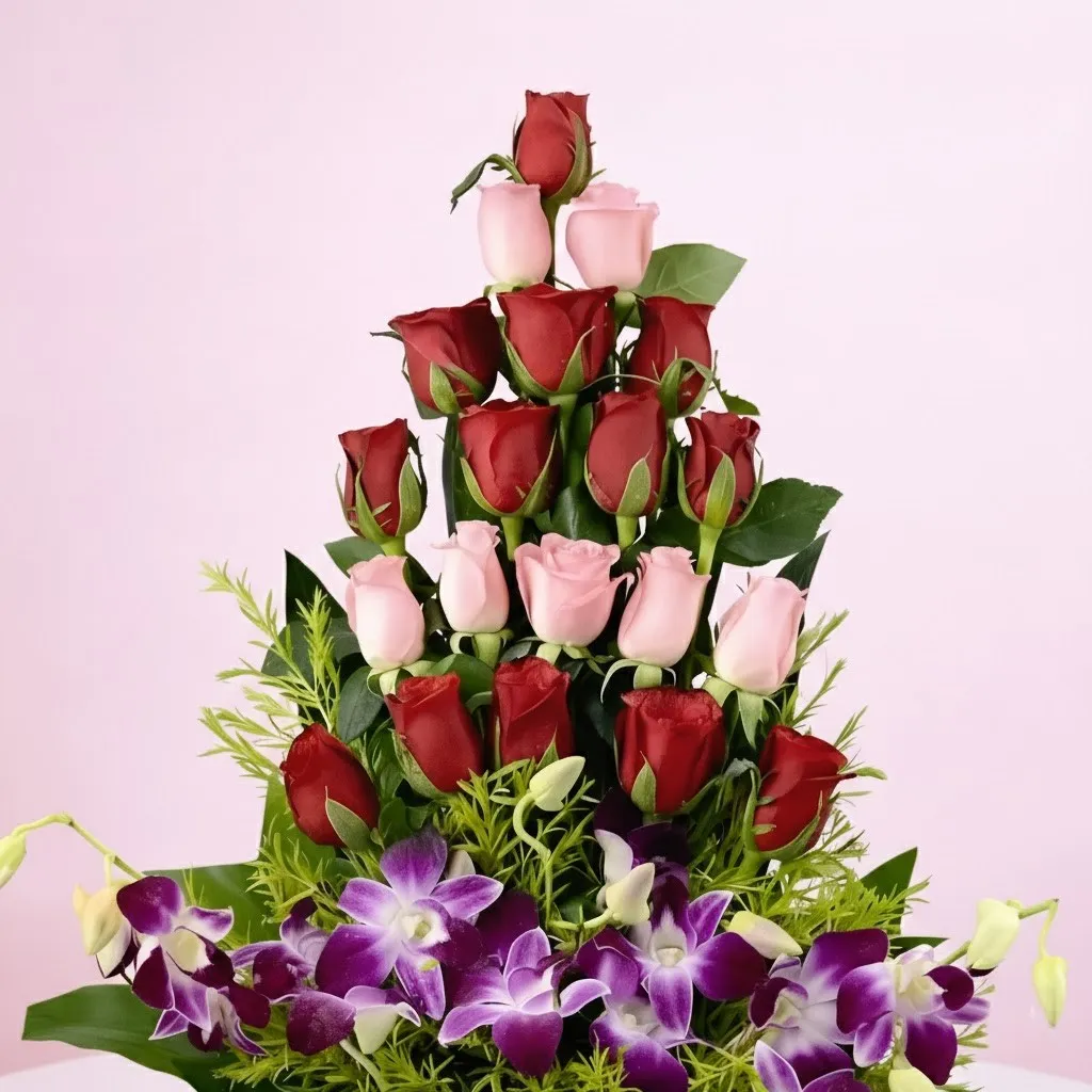 Ornate Orchids n Roses