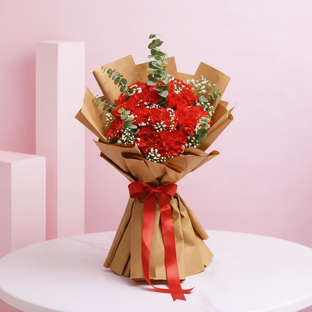 Carnation Bliss with Teddy