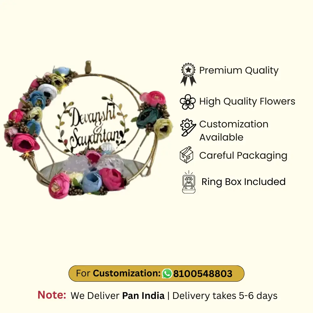 Engagement Ring Metallic Platter