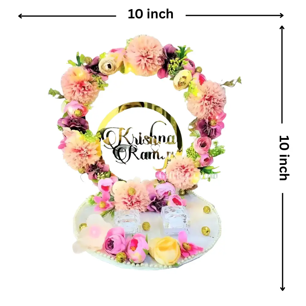 Engagement Ring Platter with Name