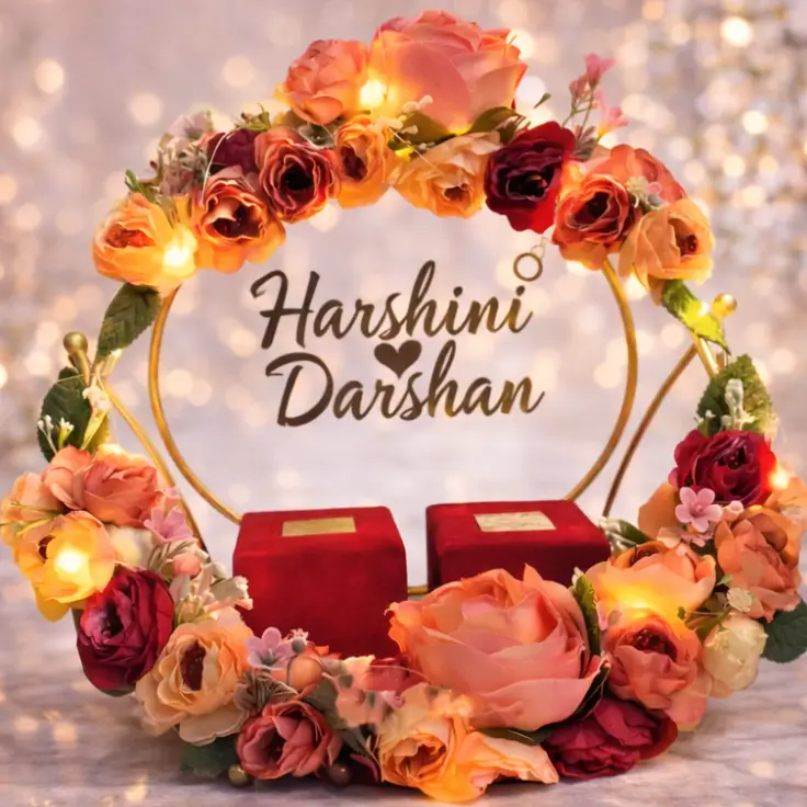 Wedding Engagement Ring Platter