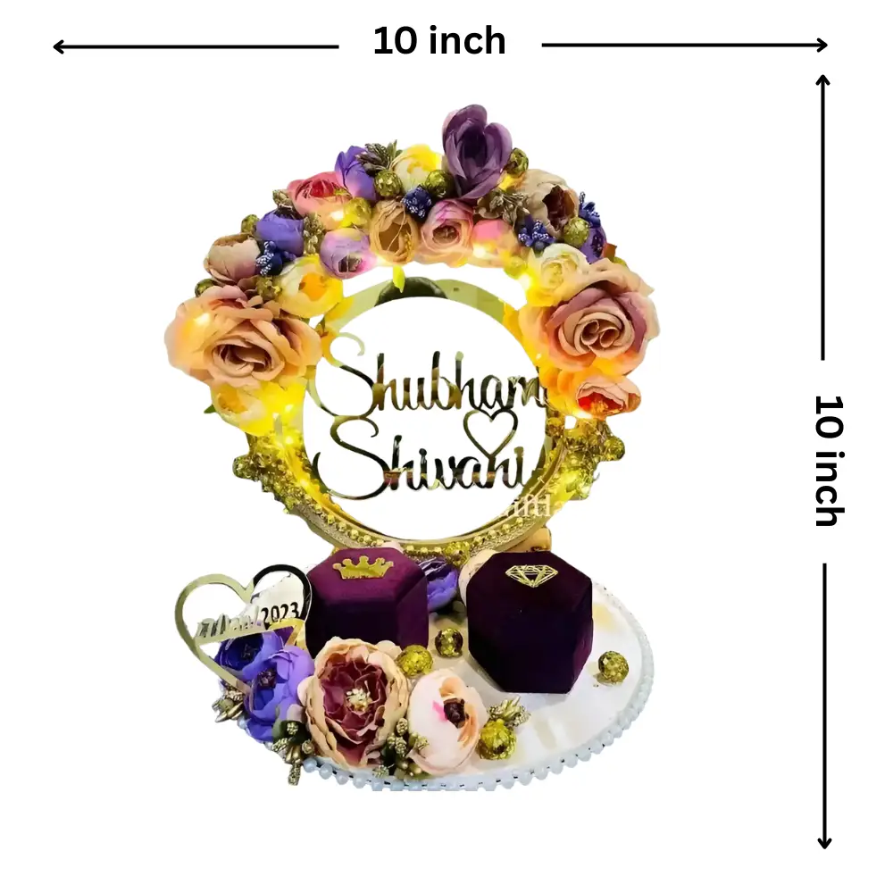 Customized Ring Wedding Tray