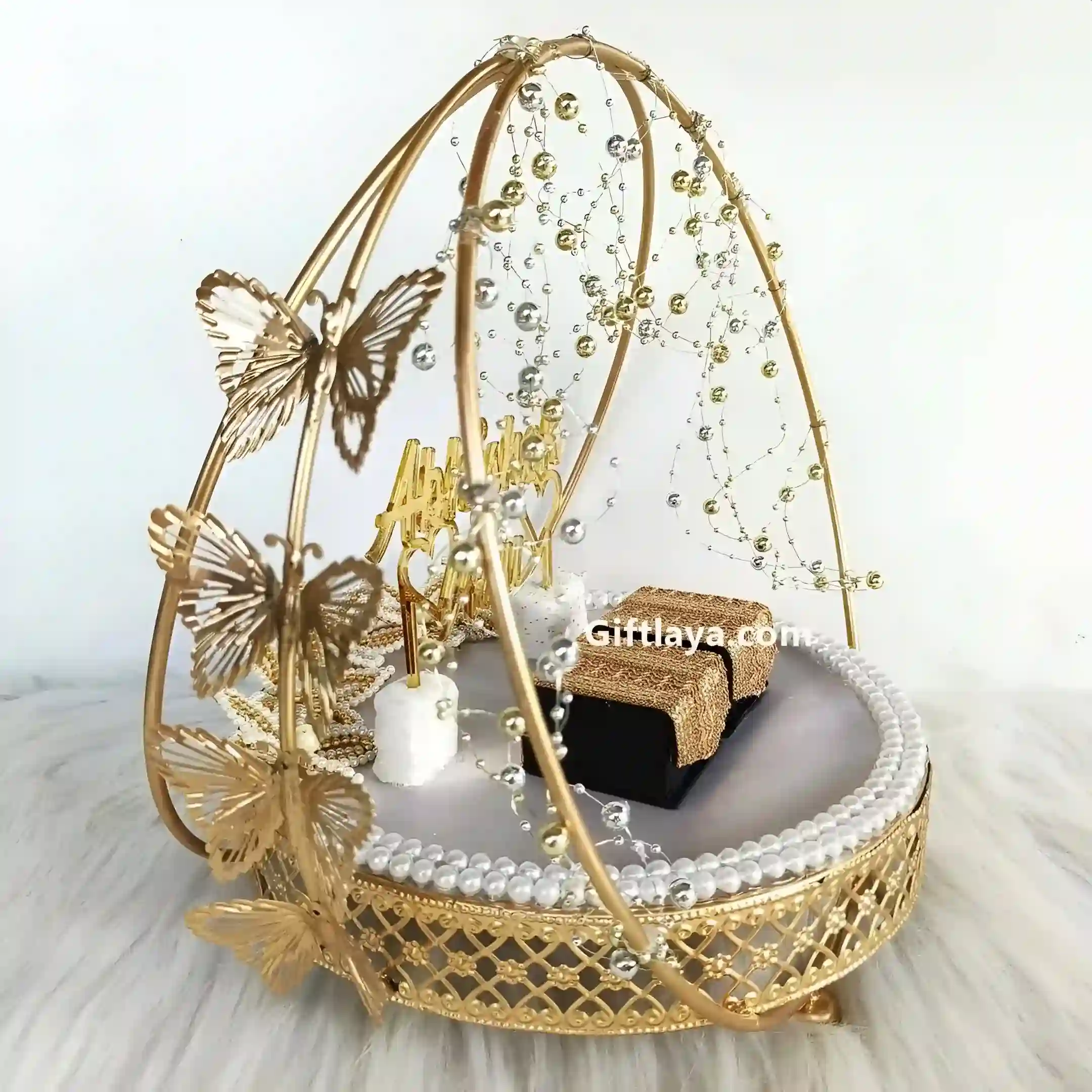 Modern Engagement Ring Plate Decoration