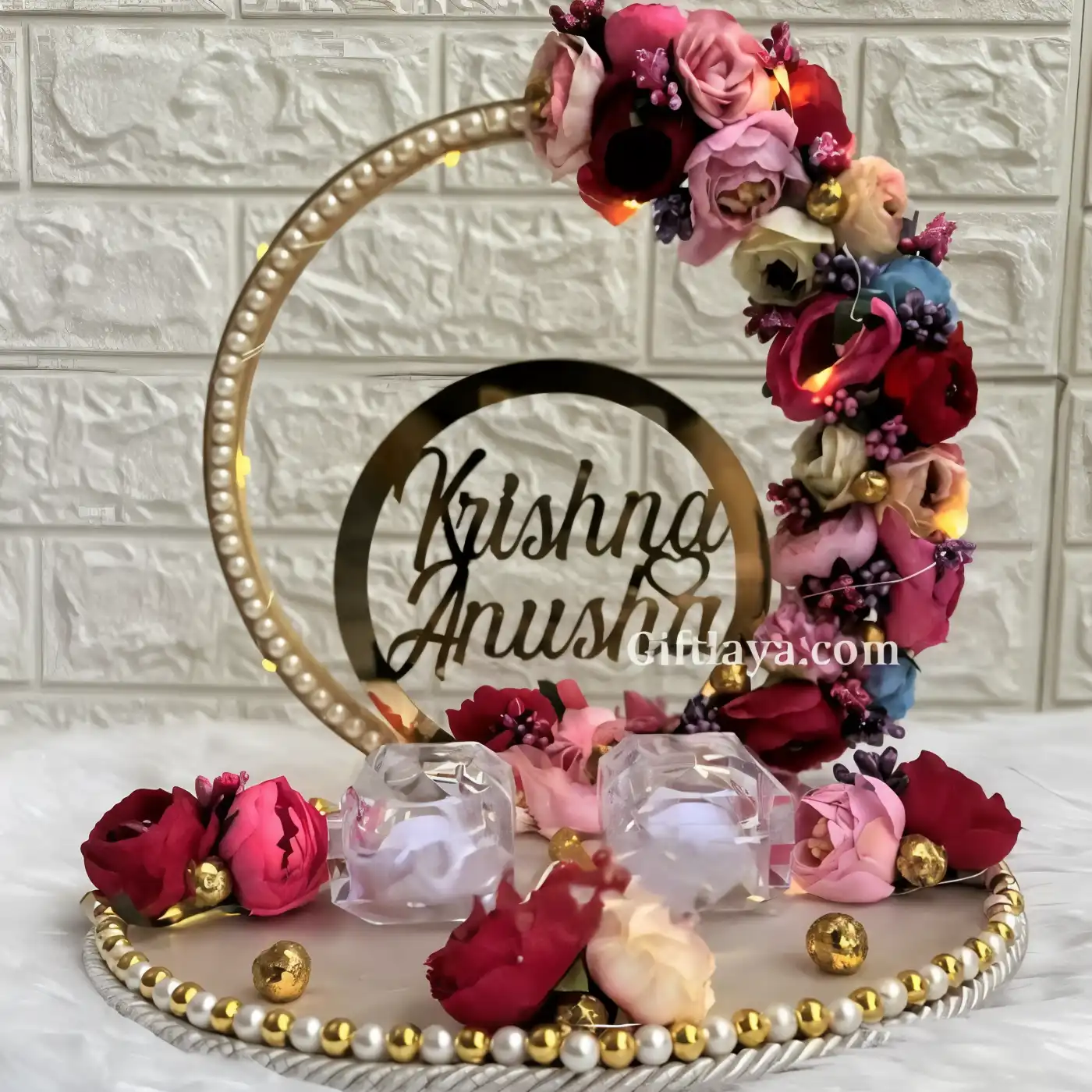 Handmade Wedding Ring Platter