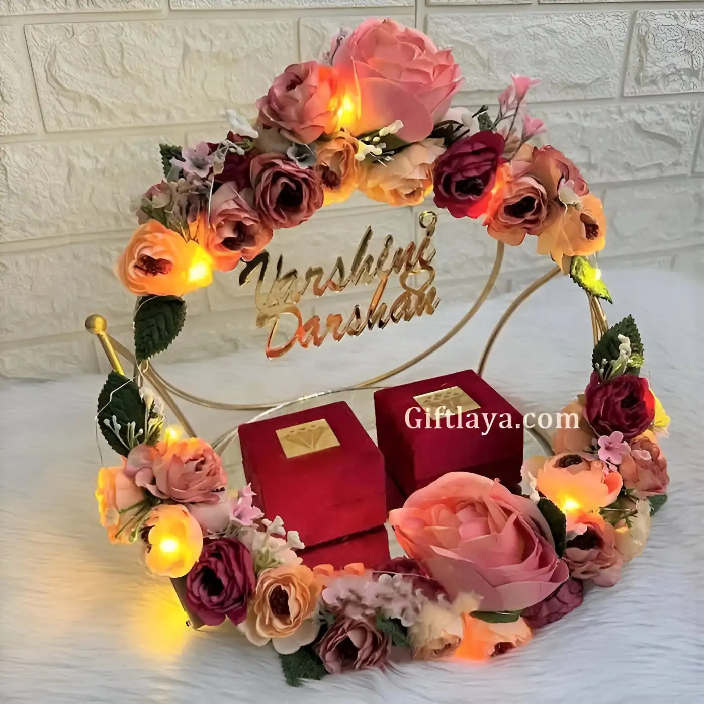 Wedding Engagement Ring Platter