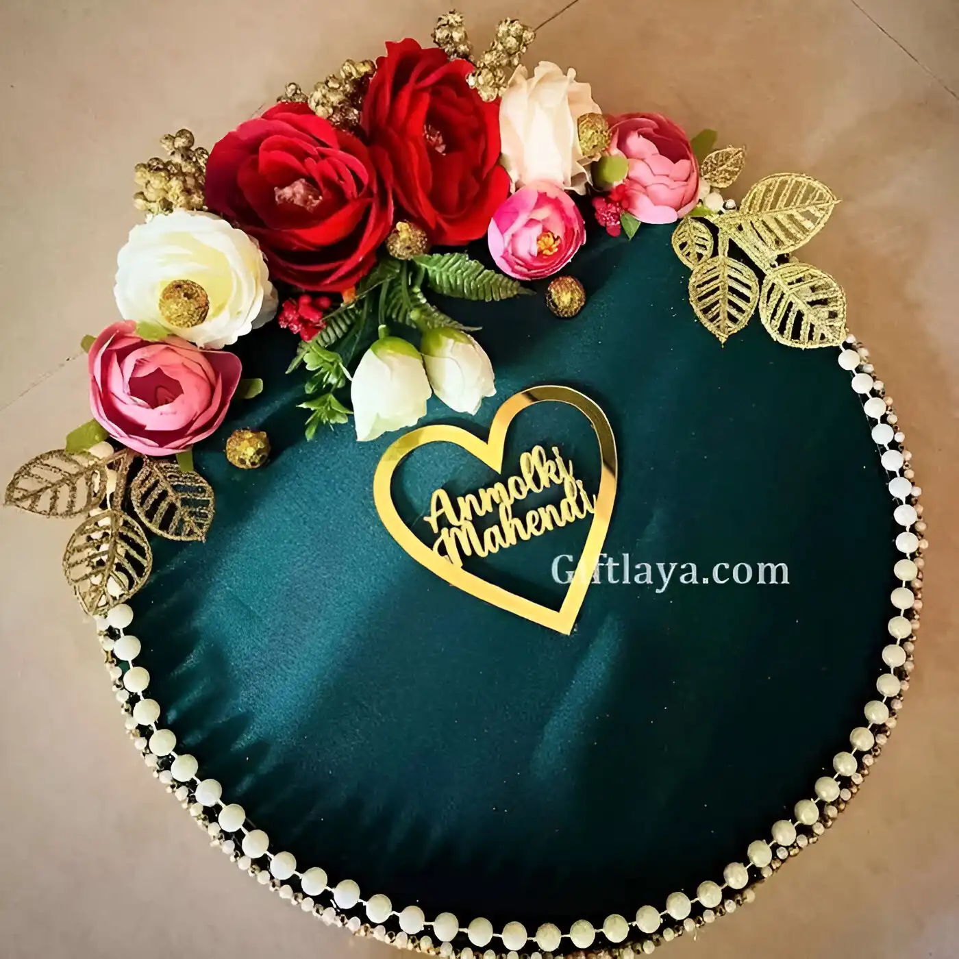 Wedding Engagement Ring Plate