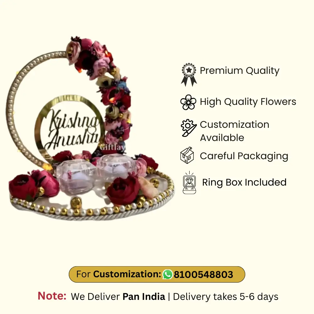 Handmade Wedding Ring Platter