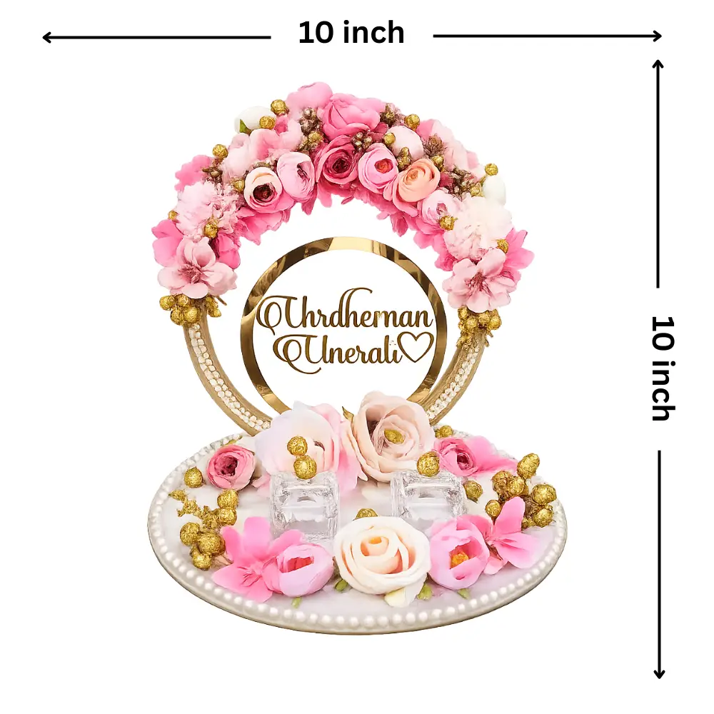 Engagement Ring Platter Decoration