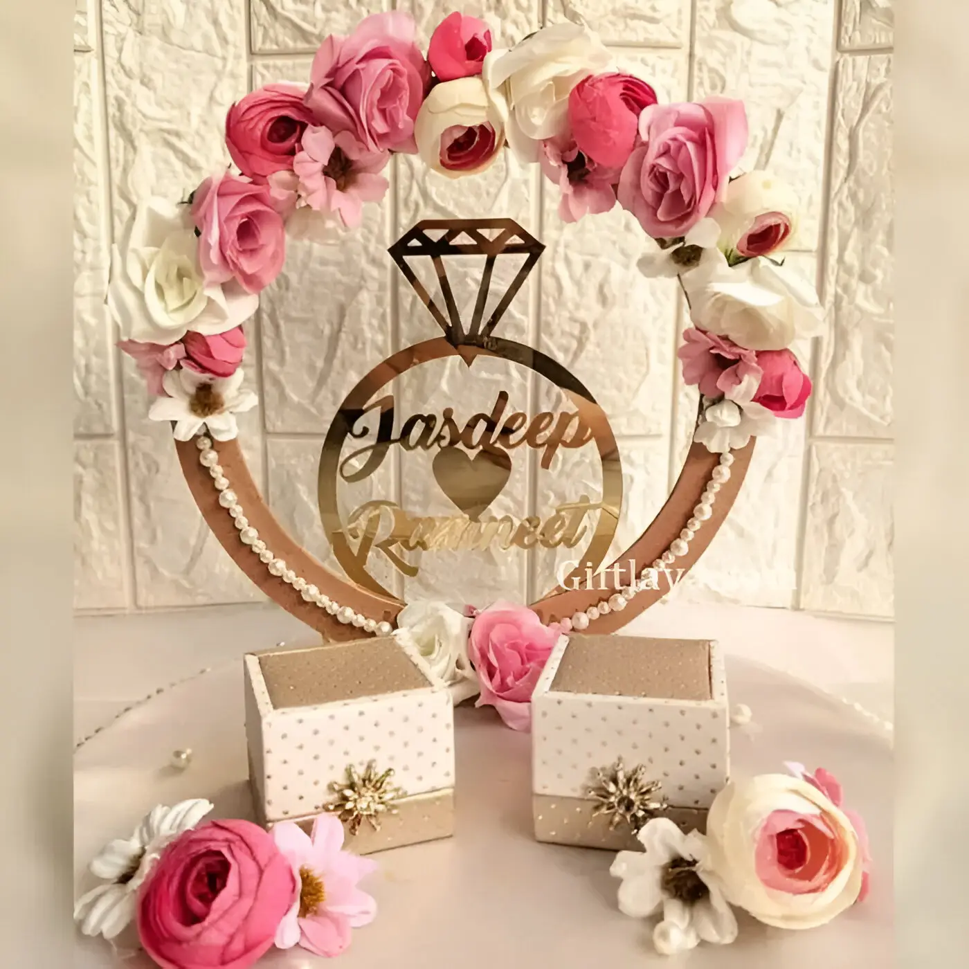 Simple Engagement Ring Platter