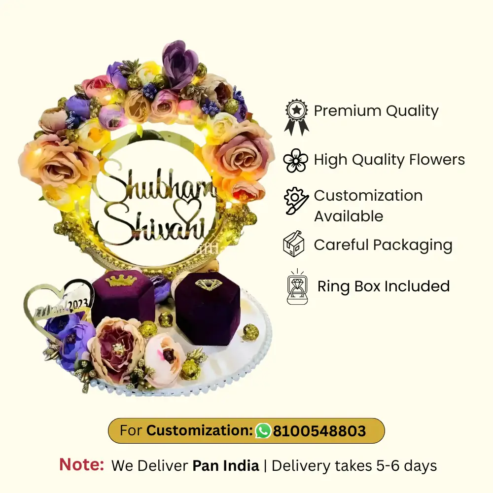 Customized Ring Wedding Tray