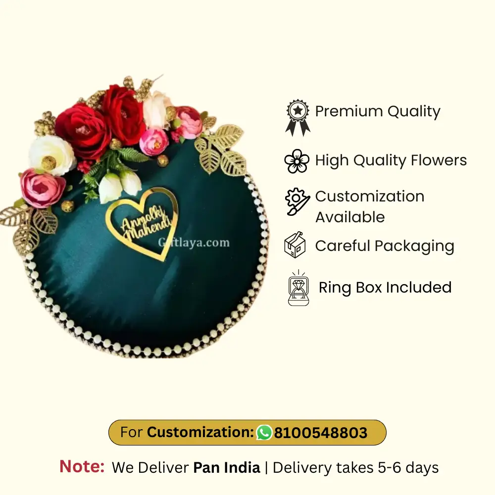 Wedding Engagement Ring Plate