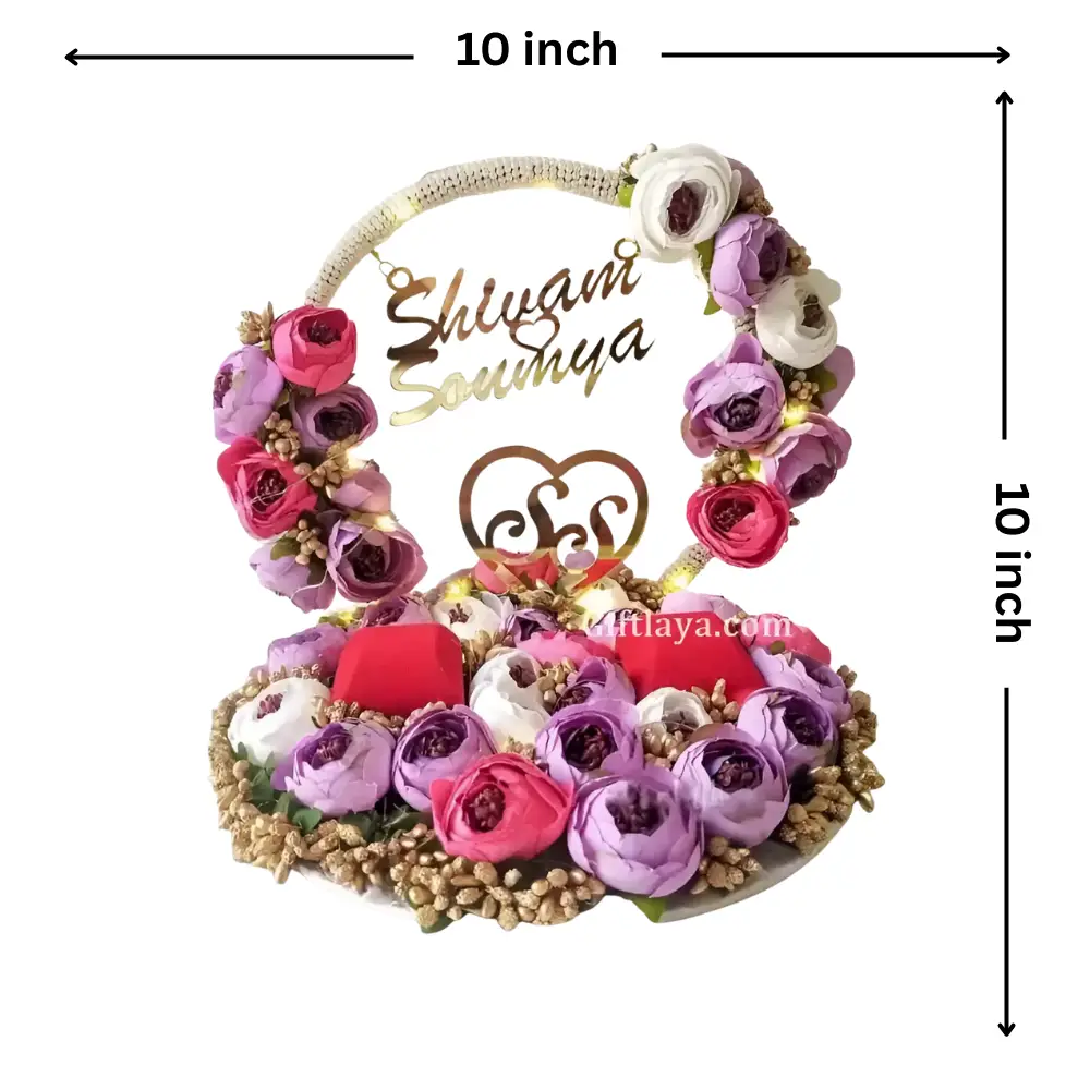 Engagement Plate Decoration