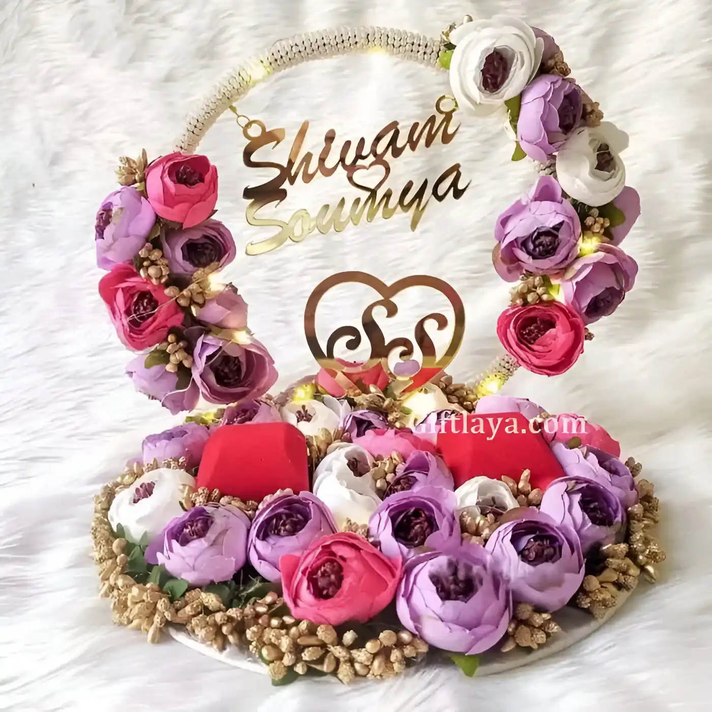 Engagement Plate Decoration