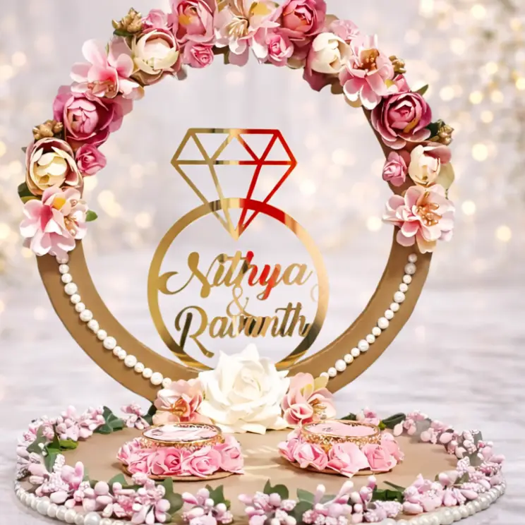 Customized Name Ring Tray