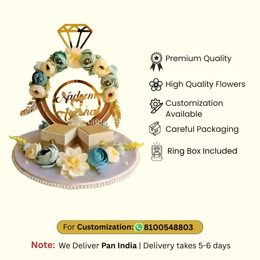 Creative Engagement Ring Tray