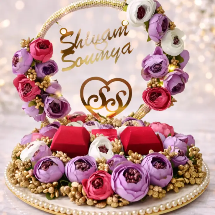 Engagement Plate Decoration