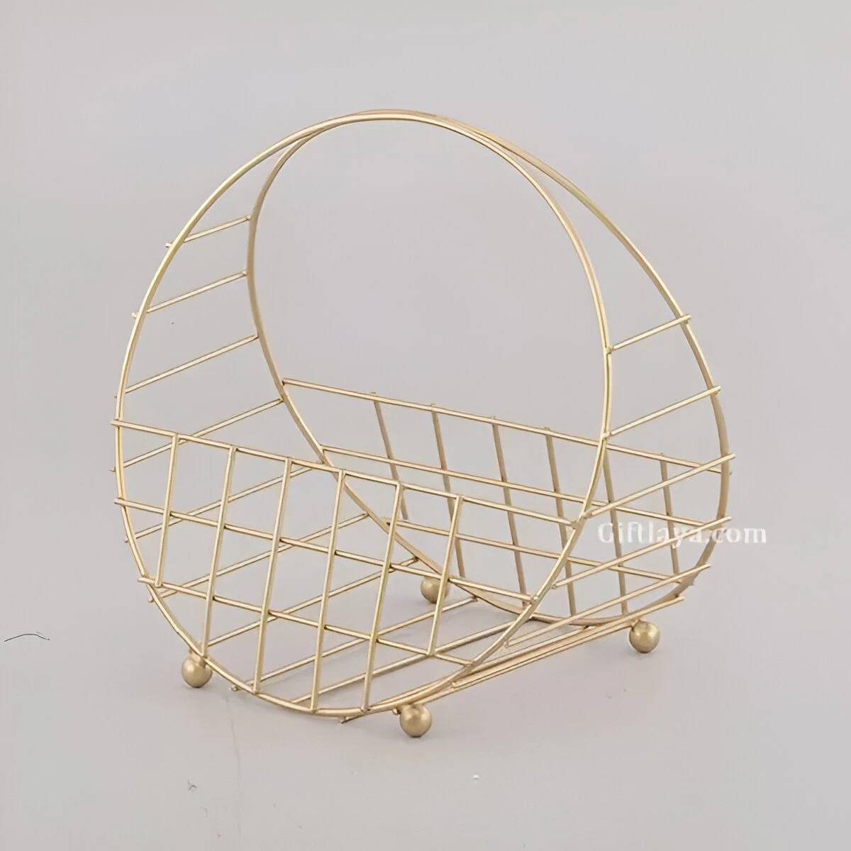 Golden Glow Metal Tray