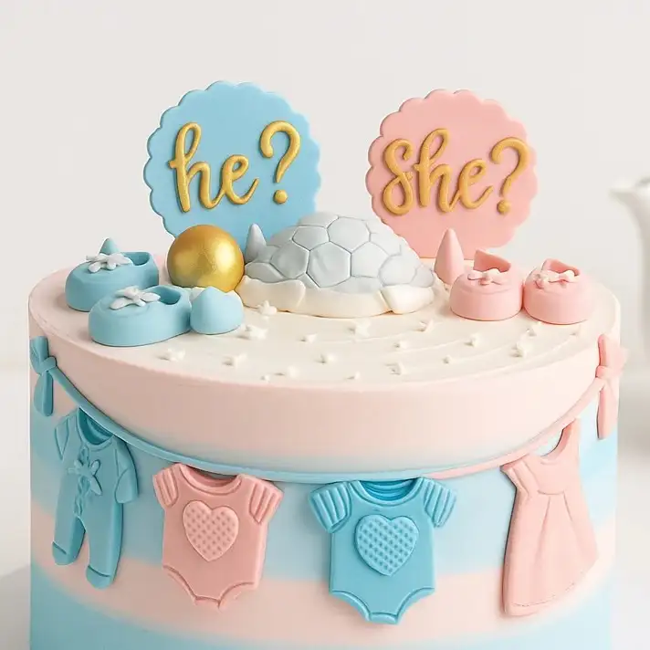 Mom To Be Theme Cake