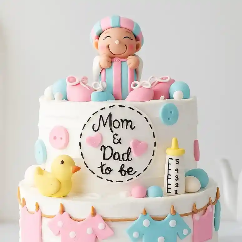 Mom & Dad to be Cake
