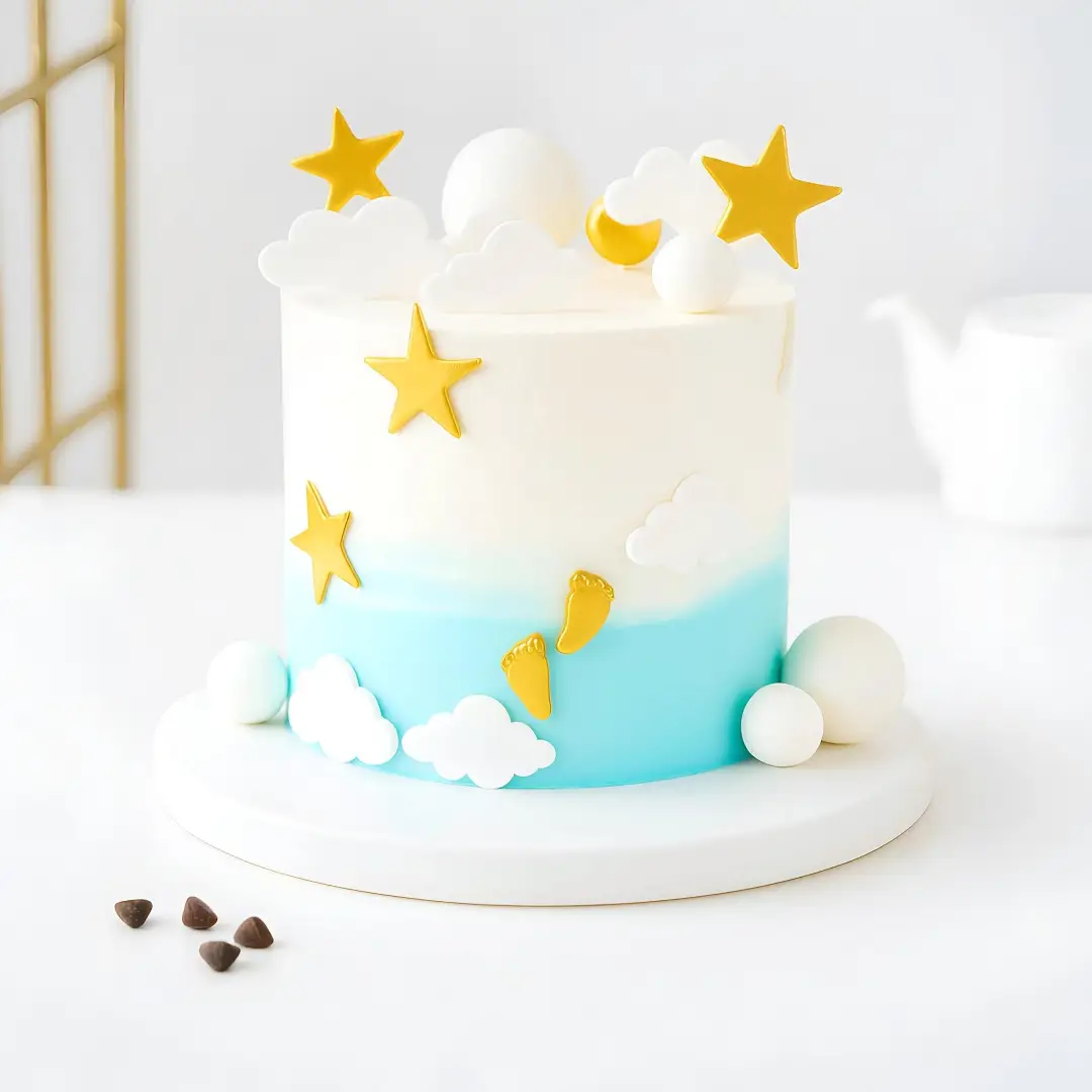 Simple Baby Shower Cake