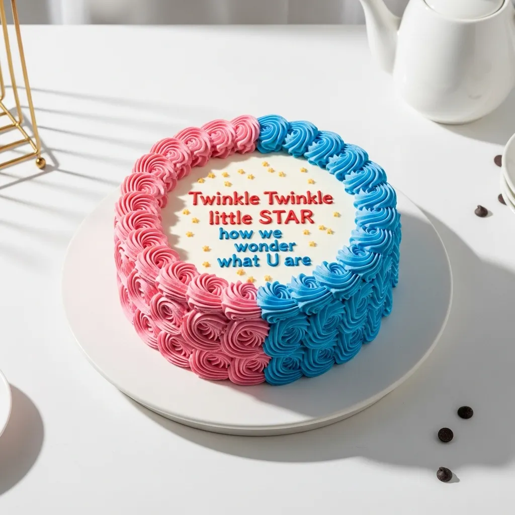 Twinkle Twinkle Cake for Baby Shower