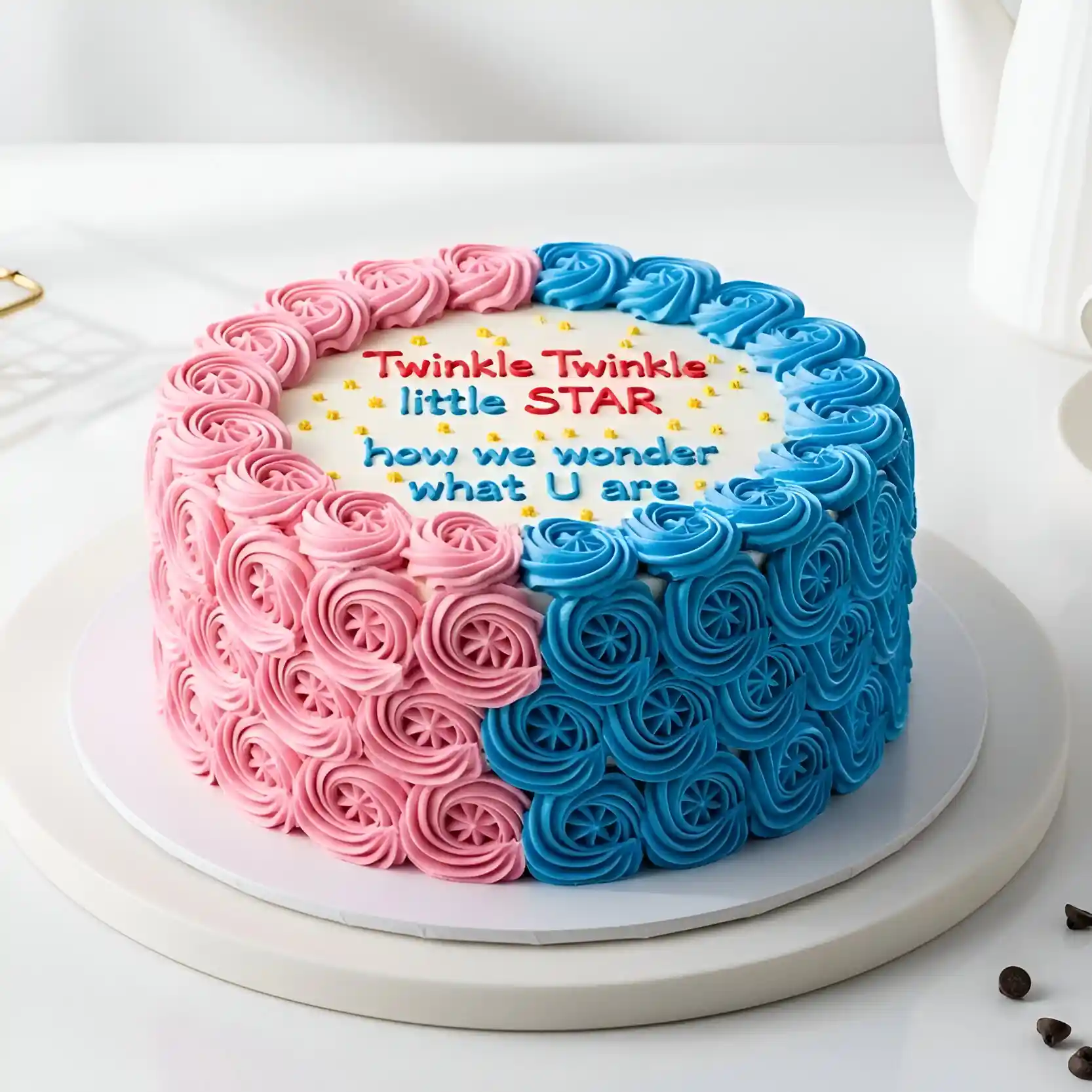 Twinkle Twinkle Cake for Baby Shower