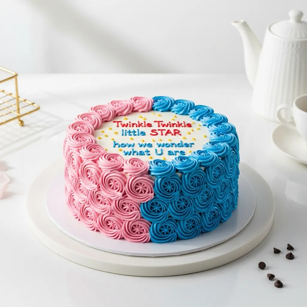 Twinkle Twinkle Cake for Baby Shower