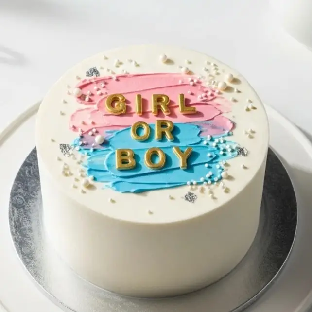 Basic Baby Shower Theme Cake