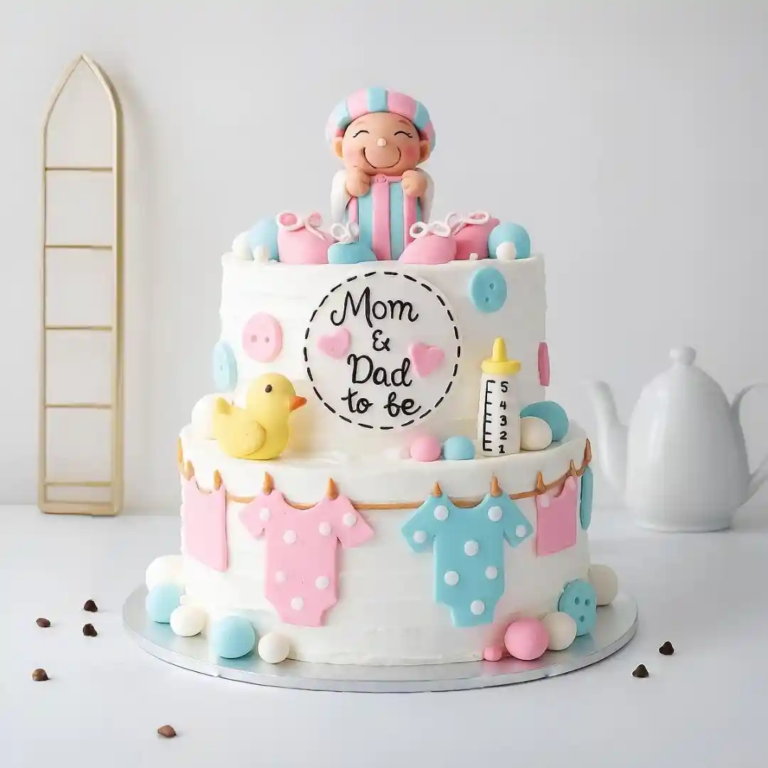 Mom & Dad to be Cake