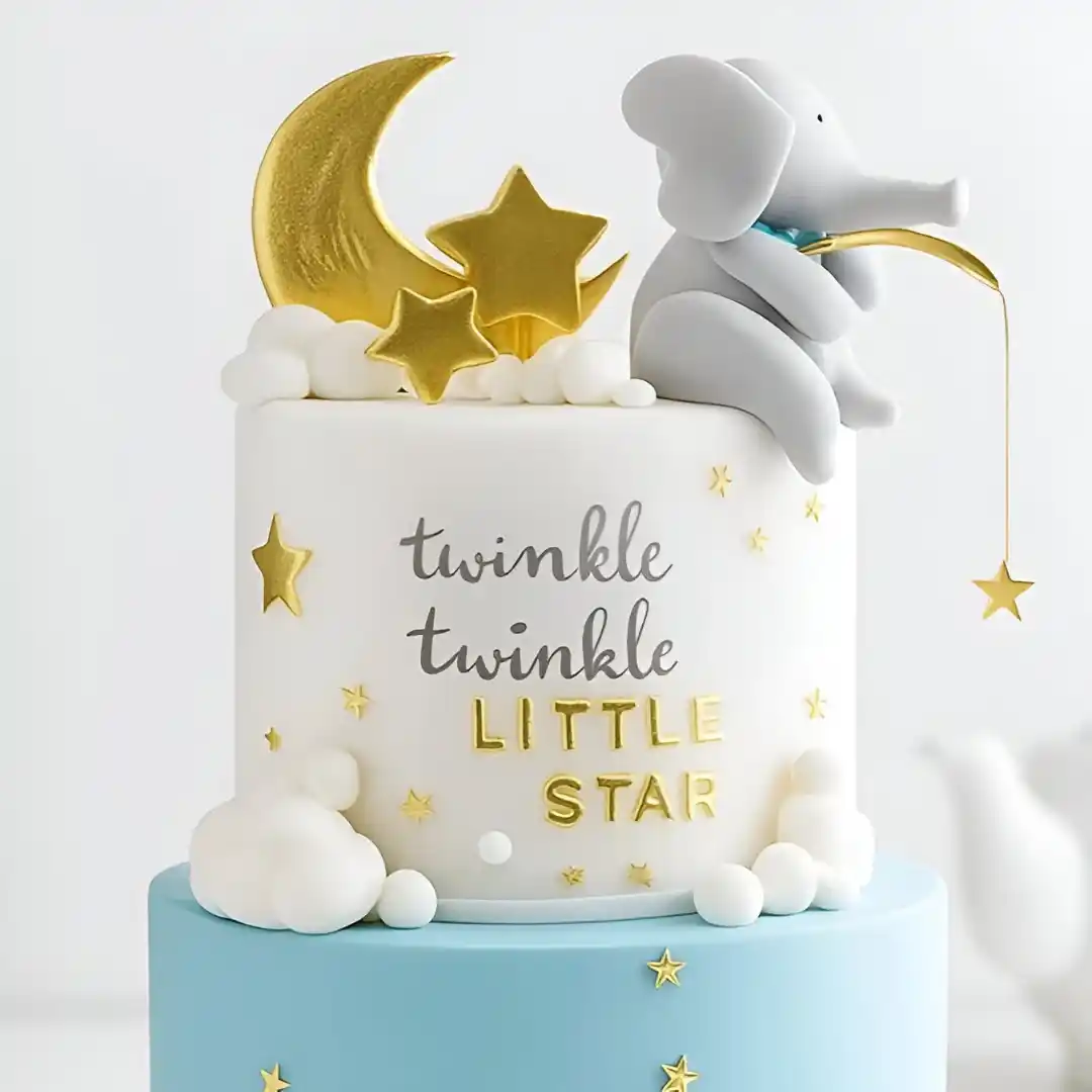 Baby Shower Stars Theme Cake