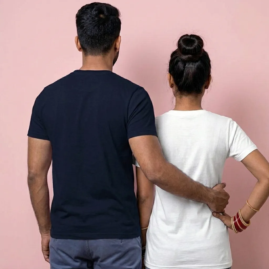 Husband Wifey Matching Couple T-Shirts Set — photo 3