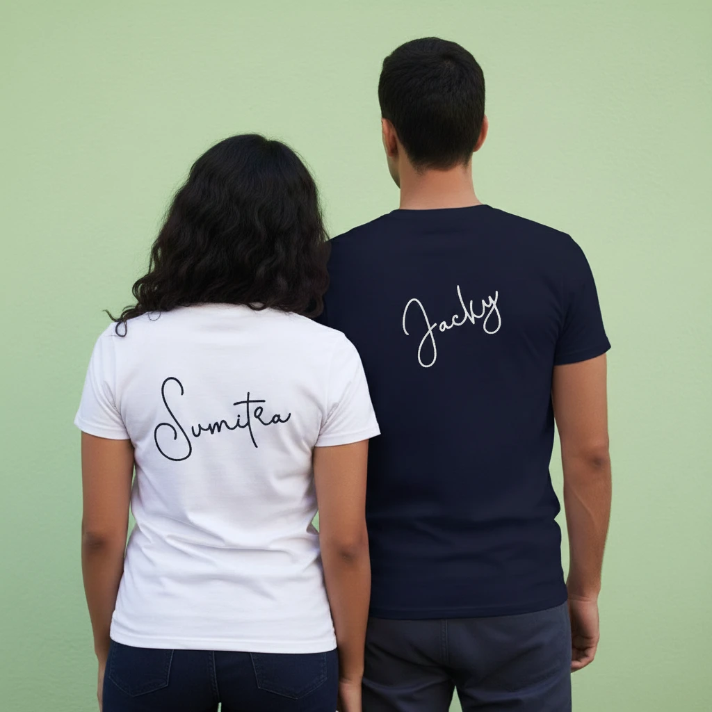 Custom Name Printed T-shirt
