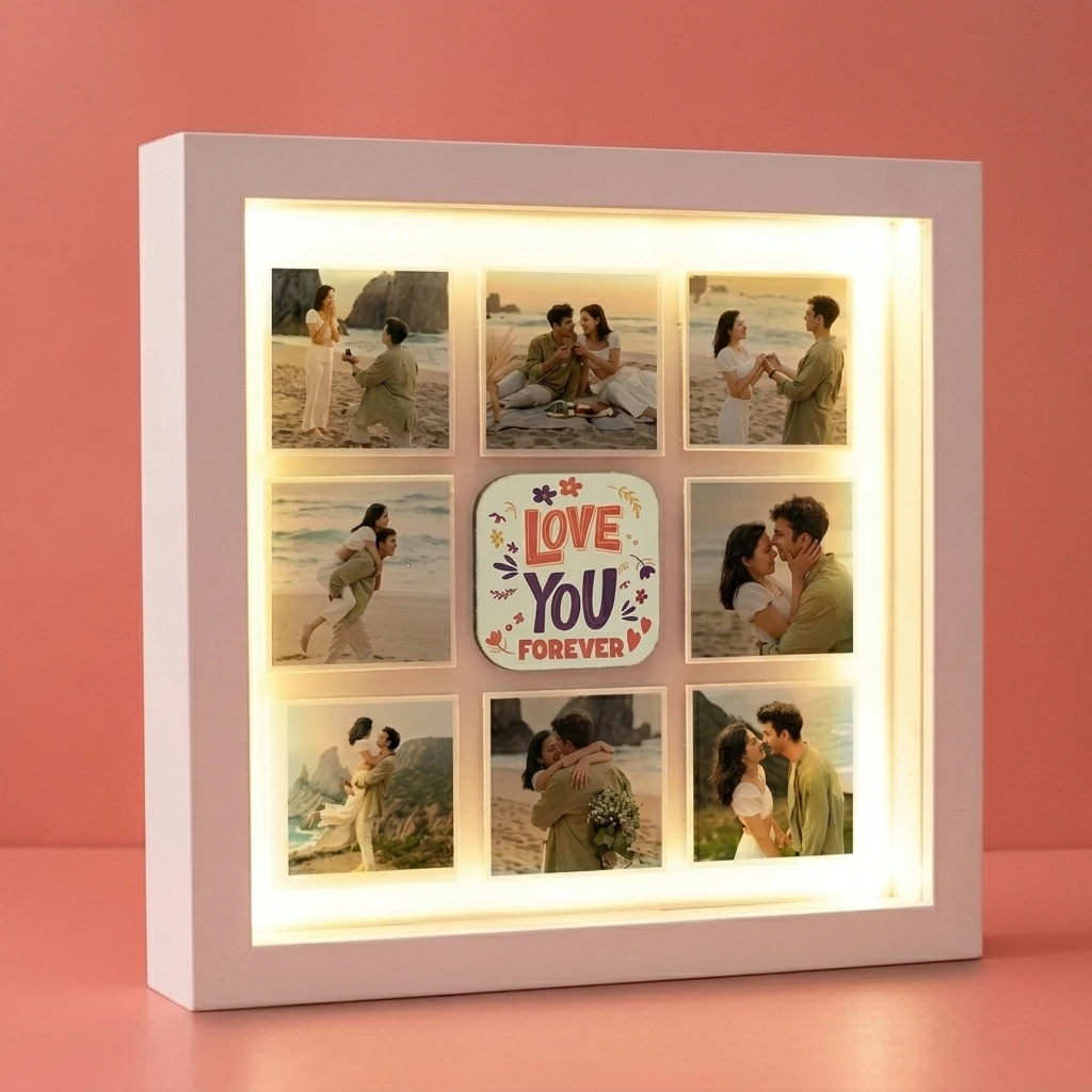 Custom LED Light Collage Frame