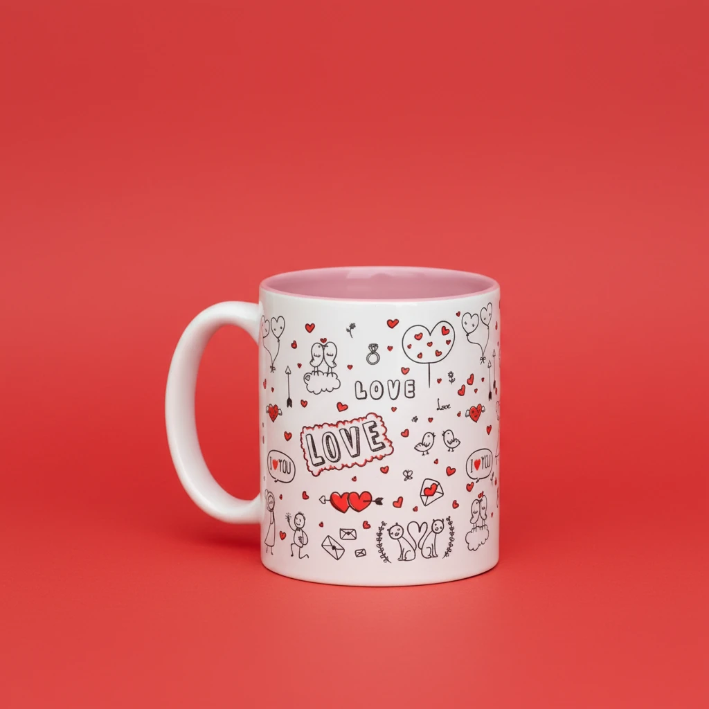 Custom Coffee Mug for Love Birds 