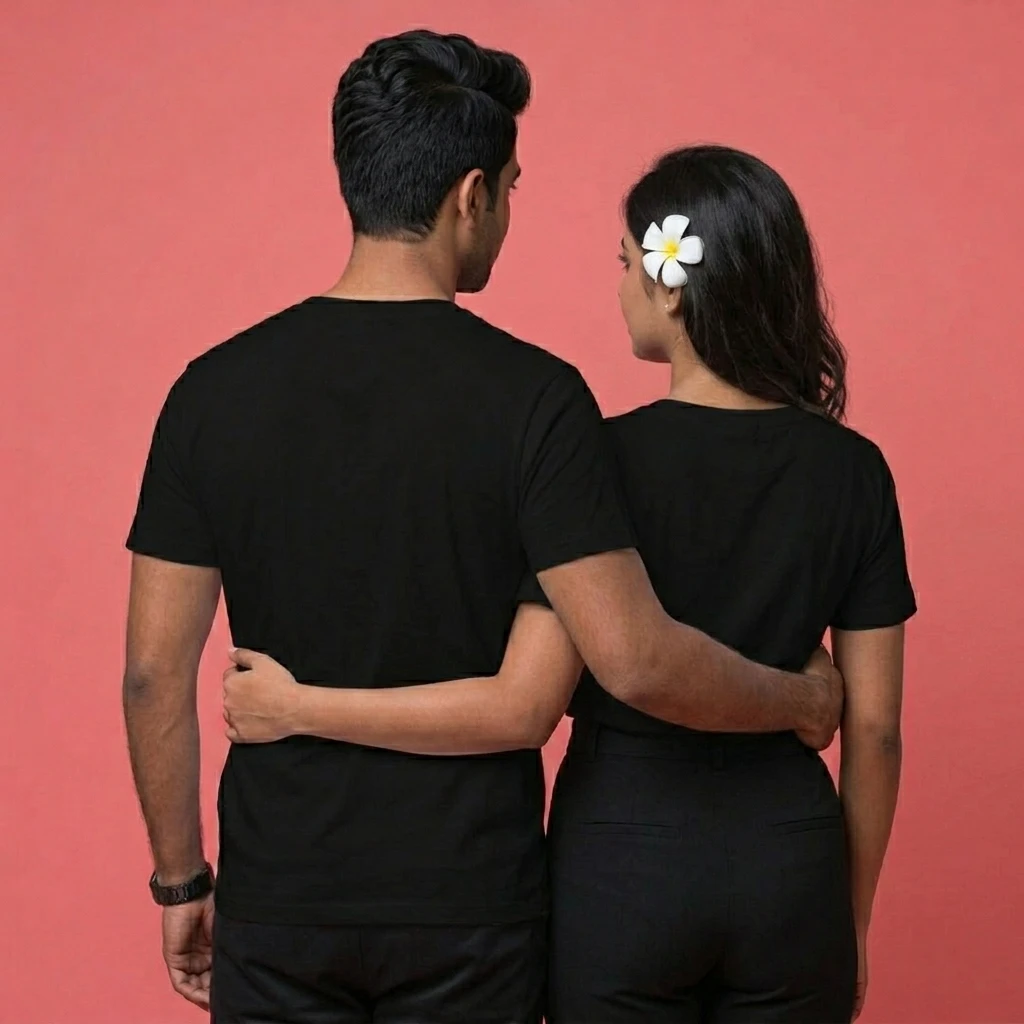 Game Over Matching Couple T-Shirt Combo — photo 3