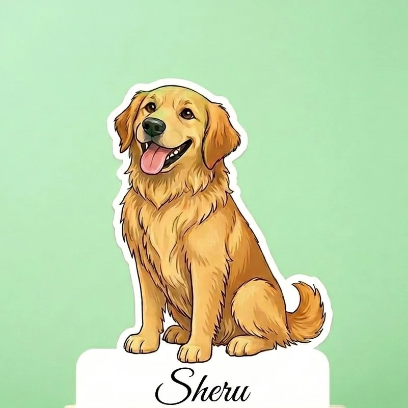 Cute Pet Caricature Figurine