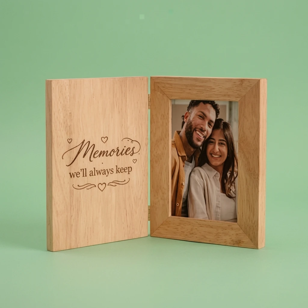 Custom Wooden Style Photo Frame 