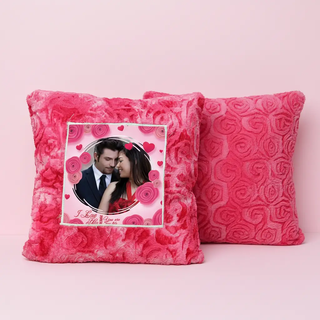 Love Couple Personalized Cushion