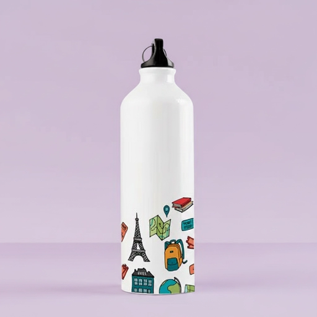 Travel Vibe Custom Water Bottle