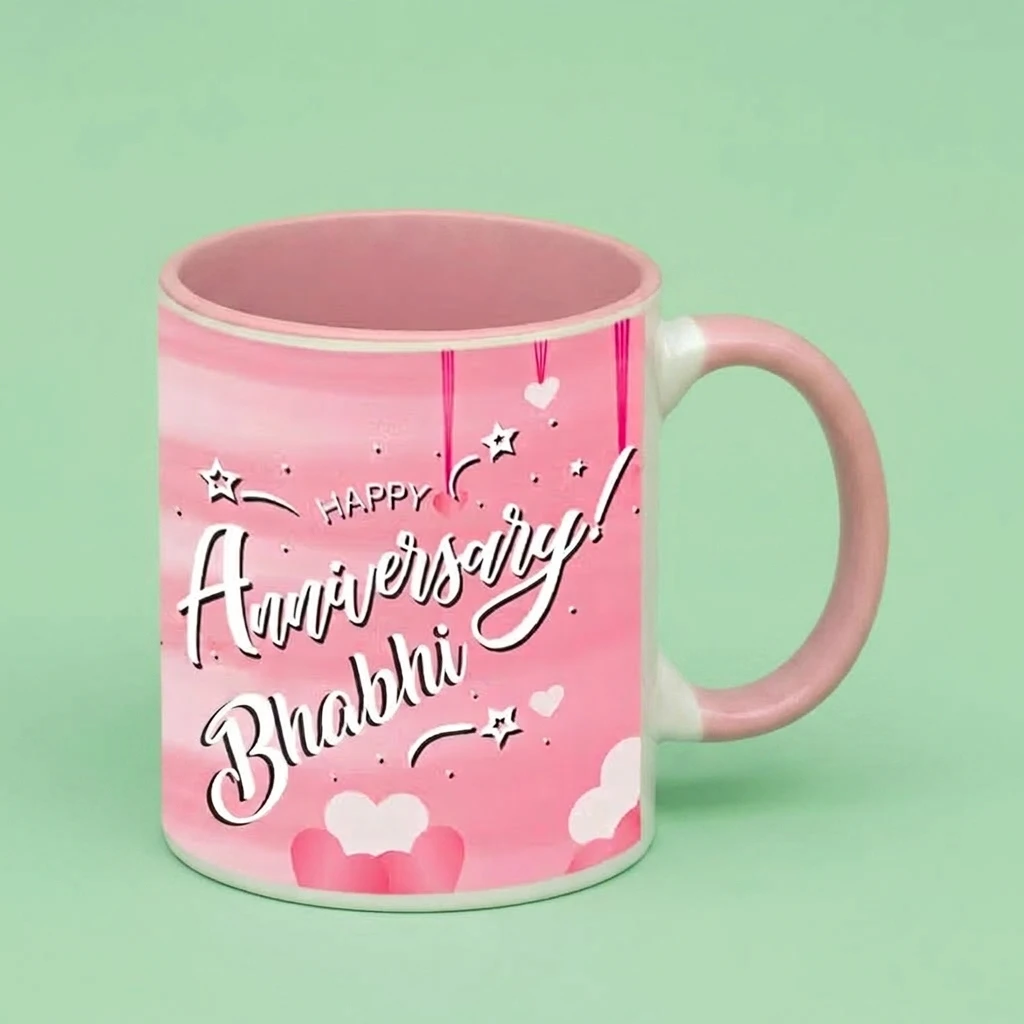 Happy Anniversary Bhabhi Gift Mug