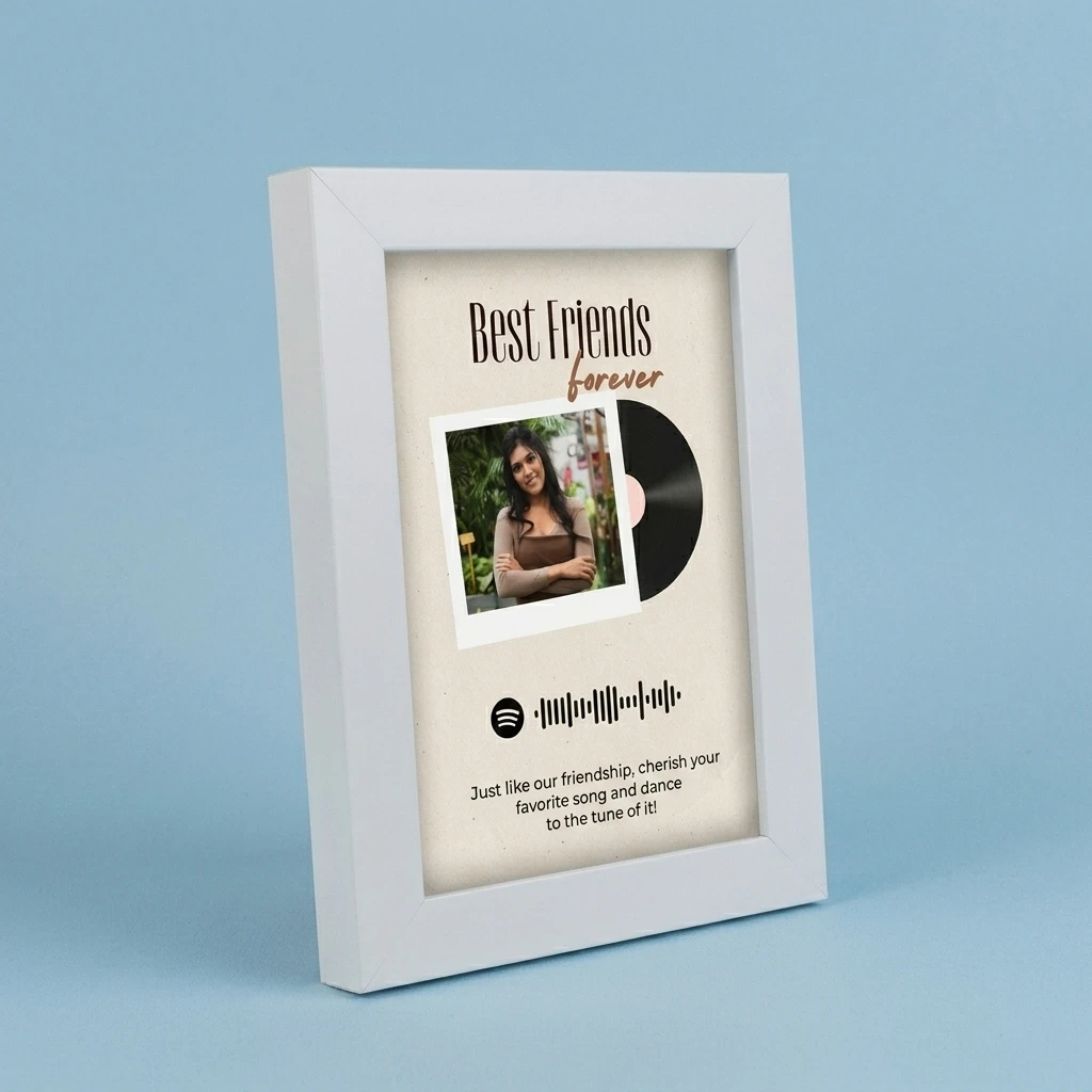 Custom Spotify Song Code Photo Frame