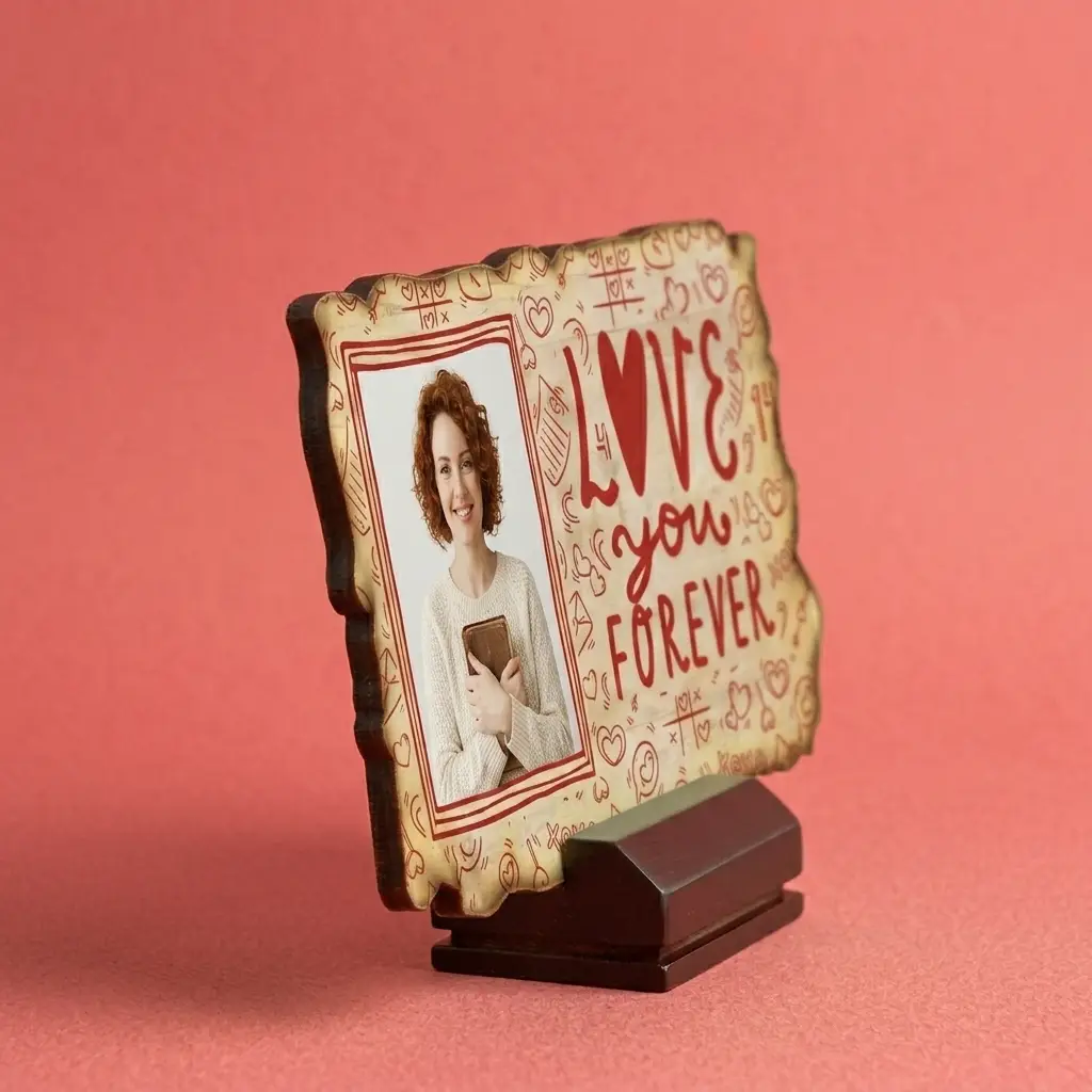 Custom Romantic Photo Plaque